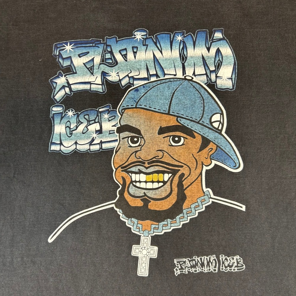 Vintage Y2K TND Platinum Ice Graphic T-Shirt Mens 3XL Black‎ Hip Hop Streetwear - Picture 2 of 9